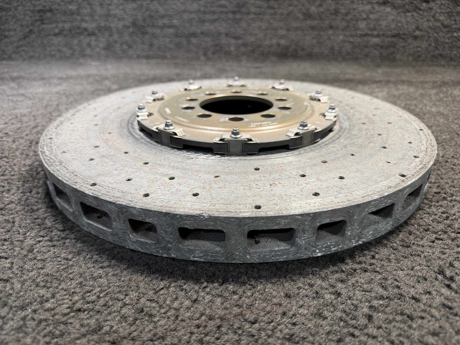 Ferrari 488 Challenge Front Disc Brake Rotor Carbon Ceramic OEM Genuine 340550