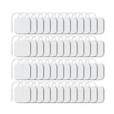 AUVON TENS Unit Electrode Pads 2"x2" 48 Pcs Value Pack, Reusable Latex-Free T...