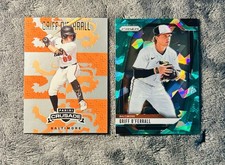 Griff O’Ferrall 025 Panini Crusade Gold Foil Parallel & Prizm Green Cracked Ice
