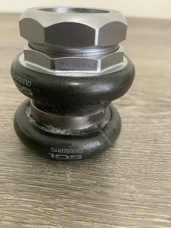 SHIMANO 105 HEADSET MODEL HP 1050 STEEL 140 GRAMS 26.4 MM CROWN RACE - Image 3 of 4