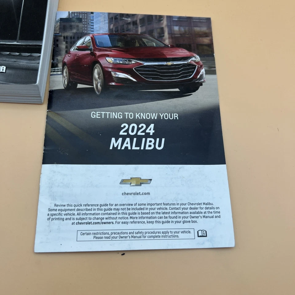 Chevrolet Malibu 2024 manual del propietario 24 LS 1LT 2LT RS OEM Foto 2 de 3