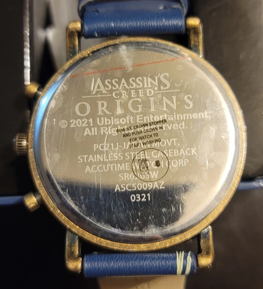 Reloj Pulsera Accutime Hombre Assassin Creed Analógico Cuarzo con Cara Pequeña, Acc Dorado Foto 4 de 4