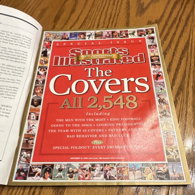 Sports Illustrated Special Issue Toyota 50th Anniversary Tour Nov 2003 Covers