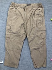 5.11 Tactical Pants Mens 38x30 Tan Cargo Ripstop Utility Workwear Outdoor