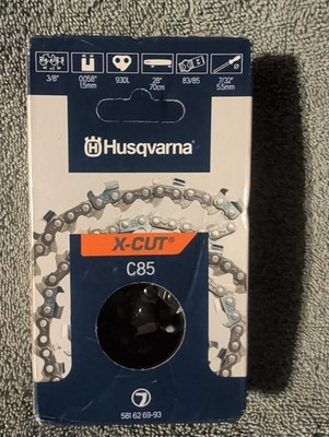Husqvarna NEW  X-CUT XCUT CHAINSAW CHAIN C85 3/8 .058'' 93DL 28'' # 581626993
