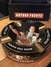Arturo Fuente Ceramic Cigar Ashtray - Black