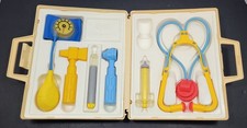 Vintage 1977 Fisher Price Toys Doctor Medical Kit 936 Incomplete