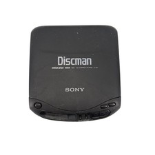 Sony Discman D-131 Portable CD Player Black Mega Bass AVLS Vintage 1994 Parts