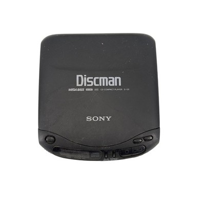 SONY Discman D-131 CDプレーヤー Sony Discman D-131 Portable CD Player Black Mega Bass AVLS Vintage