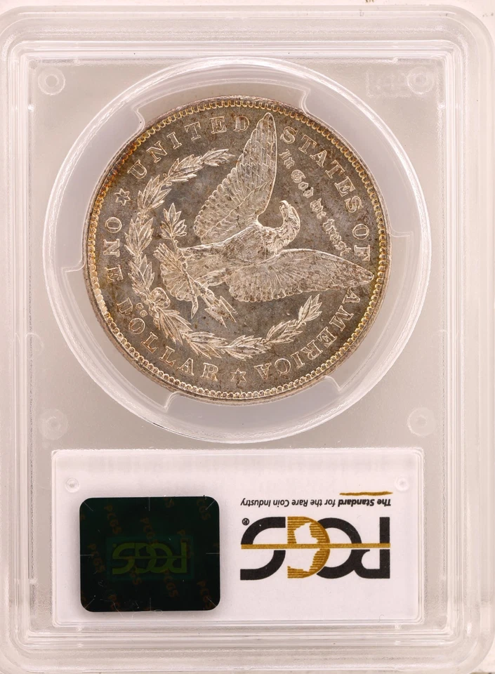 1878-CC Morgan $1 PCGS MS 63  65 Degree CW Reverse Rotation (Frosty) - Image 3 of 3
