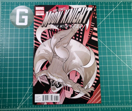 Moon Knight #7 (2012) HTF 1:50 Dodson Daredevil Homage Variant Marvel VF/NM