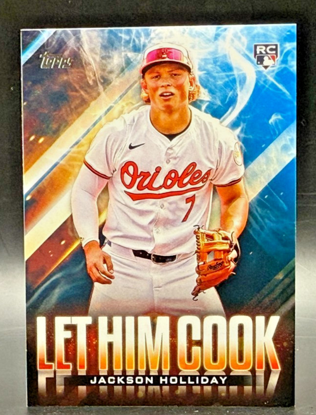 Jackson Holliday 2024 Topps Update #LHC-25 Let Him Cook Blue Baltimore Orioles