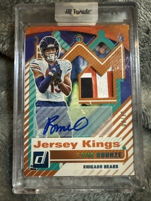 2025 Donruss Rome Odunze jersey kings 06/10