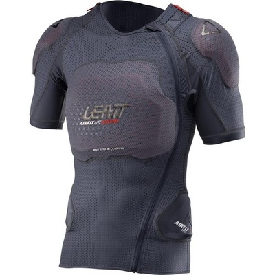Leatt Protektionshemd Kurzarm 3DF AirFit Lite Evo Grau