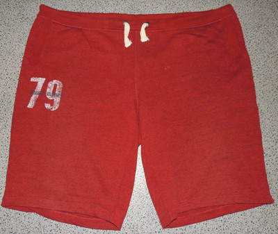 Herren Sweatshorts Dunkelrot Gummizug Gr. 2XL 60/62 Livergy