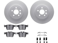 46RC12M Rear Brake Pad and Rotor Kit Fits Land Rover Range Rover Evoque
