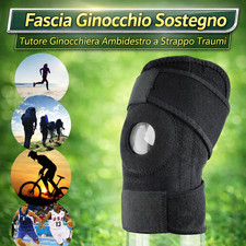 Fascia Ginocchio Sostegno Tutore Ginocchiera Ambidestro a Strappo Traumi 