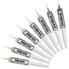 8 Pack Diamond Polishing Compound,Diamond Polishing Paste 80000 to 500 Grit with