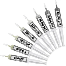 8 Pack Diamond Polishing Compound,Diamond Polishing Paste 80000 to 500 Grit with