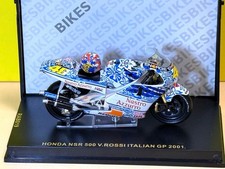 B-grade 2001 Italian MotoGP Honda NSR500V Rossi 1/24 model no outer box #8b953d