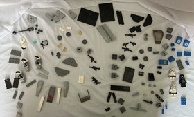 LEGO Star Wars: Imperial Dropship, 7667 & Rebel Scout Speeder, 7668 - Incomplete