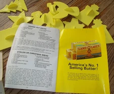 1973 Vintage LAND O LAKES BUTTER Nativity Story Cookie Cutter Set TELL THE STORY