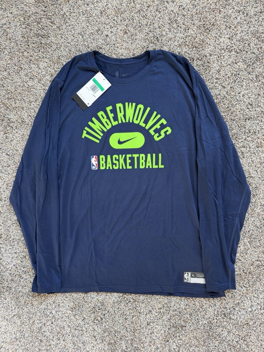 Minnesota Timberwolves Nike NBA Authentics Dri-Fit Long Sleeve