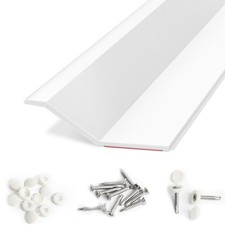 Garage Door Seal Top and Sides, 40 FT Universal TPE Weather Stripping Trim We...