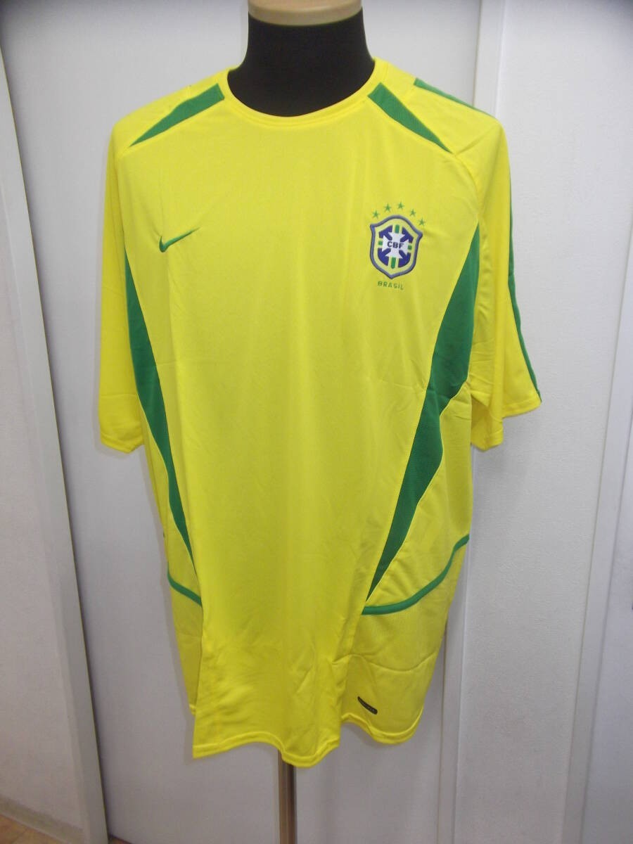 Brazil 2002 Nike Five Star Official Jersey US XL New Unworn