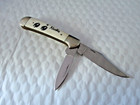 Frost Cutlery Pocket Knife Alaska Moose Bone Scrimshaw Z0208 — photo 2