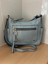Mantaray @ Debenhams women's light blue small-med faux leather crossbody bag