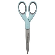Micro-Tip Sewing Scissors Titanium Bonded for Fabric and Crafting Light Blue