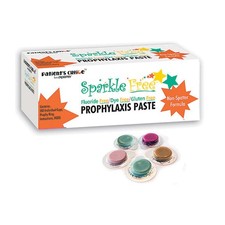 Sparkle 200 Cups Dental Prophy Paste Fluoride Non Splatter Medium Coarse Grit