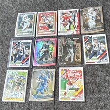 “NFL Card Lot (12) Mahomes Brady Hurts Richardson Love Prizm Stars Rookies”