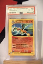 2002 Pokemon Expedition #40 Charizard Non Holo PSA 8