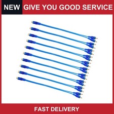 Universal Car 1 Female to 2 Male RCA Y Splitter Cable Adapter Wire Pack of 10