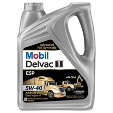 MOBIL 122271 MOBIL DELVAC 1 ESP 5W-40, 3X1 Gallon 805Y30
