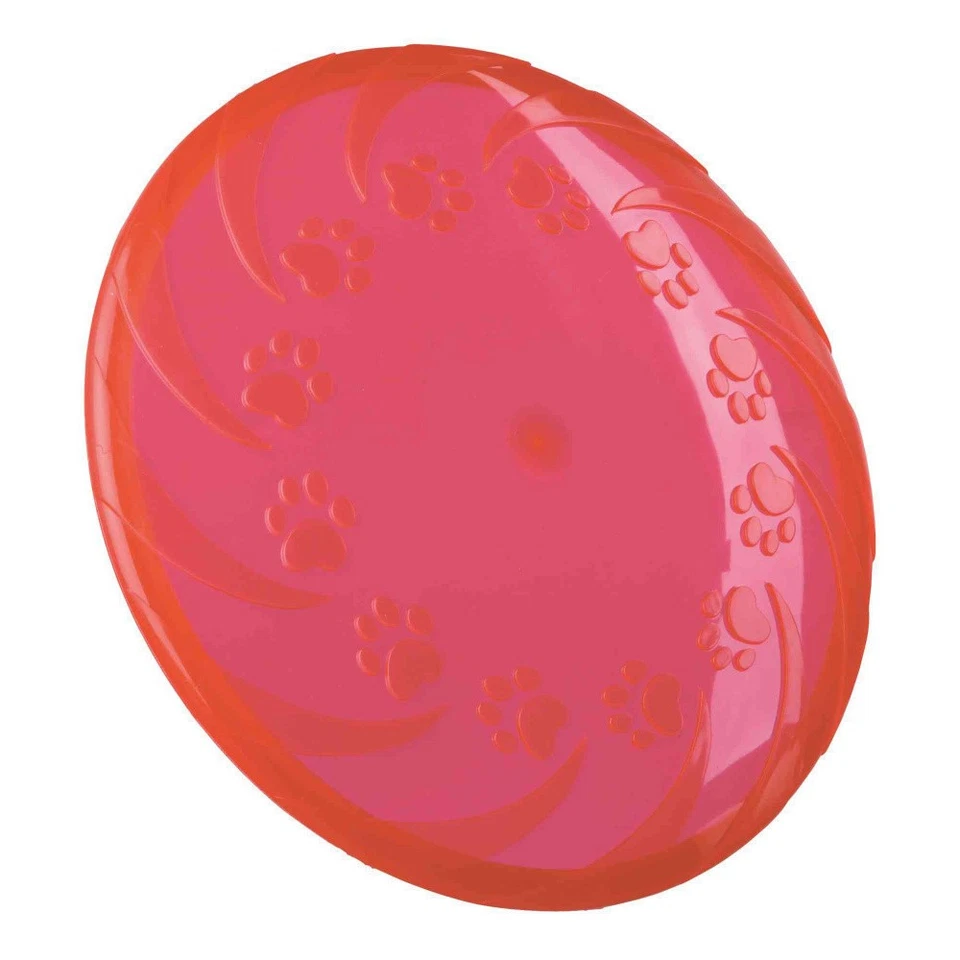 Disque Volant Dog Disc, TPR, flottant pour chiens. ø 18 cm Coloris: aléatoires - Photo 1/3