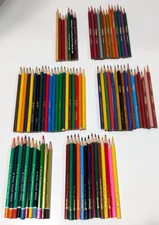 82 Piece Mixed Lot--Prang, LiquiMark, Crayola, Royal Color, Used Color PENCILS