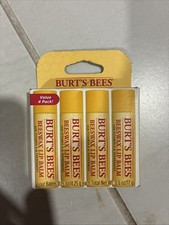 Burt's Bees Beeswax Lip Balm - 0.15oz 4 Count