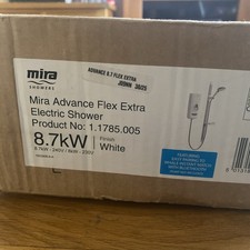 Mira Advance Flex Extra 8.7kW Thermostatic Electric Shower - White (1.1785.005)
