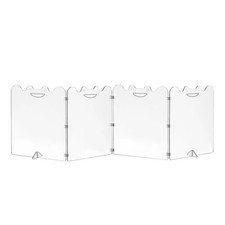 Acrylic Clear Freestanding Dog Gate for Indoor Use,Pet Gates for Doorway