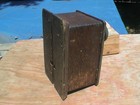 Western Electric Oak Wall Crank Telephone Magneto Phone As Is Antique — photo 6