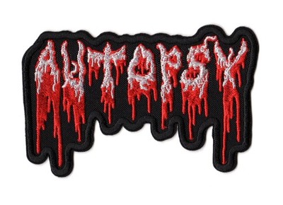 Autopsy Embroidered Sew On Patch American Death Metal Death Doom Band Logo