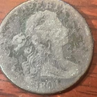 Photo of a 1801-P Large Cent from an eBay sale