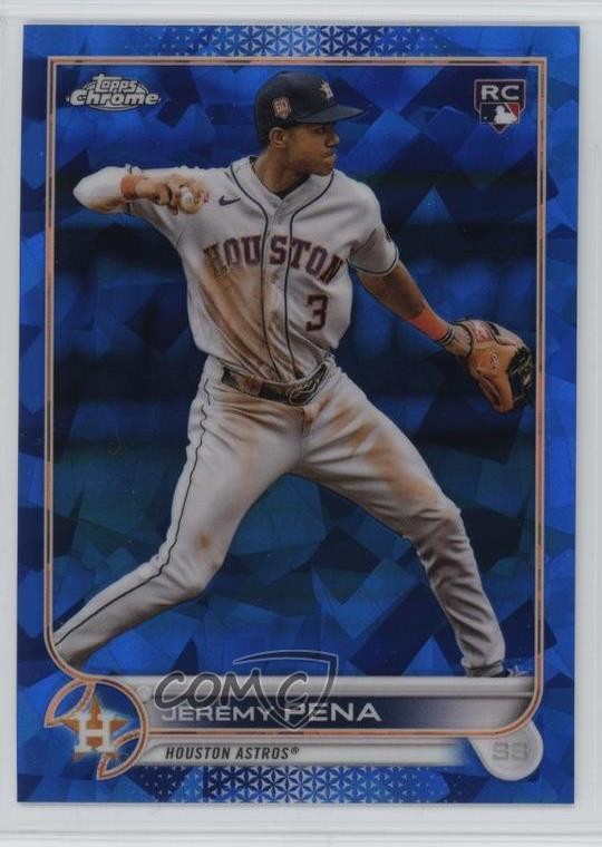 2022 Topps Chrome Update Sapphire Edition Jeremy Pena #US253 6ns