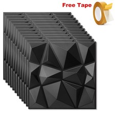 Modern Decorative Wall Panel 3D Effect Wall Decor PVC Panels Cladding Panel 50cm