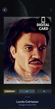 25cc LANDO STELLAR ART ORANGE SMUGGLERS OUTPOST 25 Star Wars Card Trader