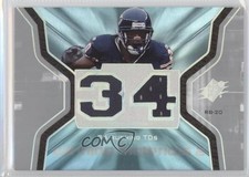 2007 SPx Winning Materials Stats Dual Thomas Jones #WMS-TJ 0v1