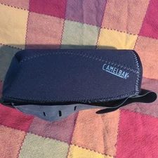 Camelbak Soft Drink Bottle Coozie Carrier Snap On Black Running Camping EUC